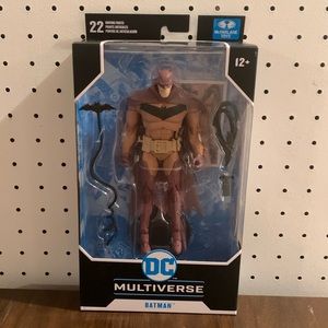 🦇 BATMAN WHITE KNIGHT RED EDITION DC Multiverse 7” FIGURE BY MCFARLANE TOYS 🦇